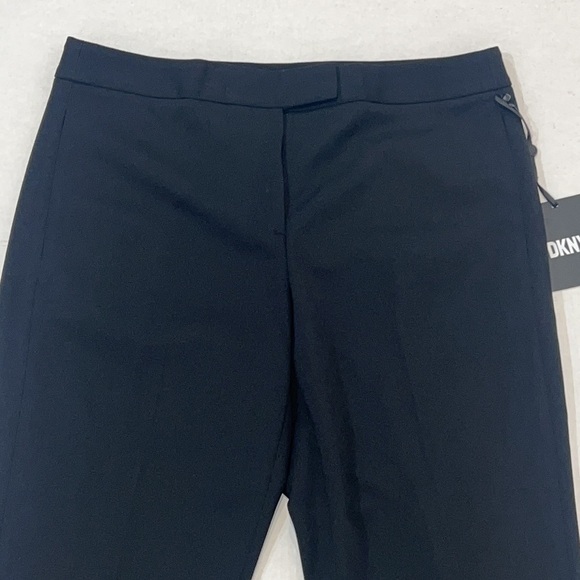 DKNY black Classic Slim-Fit Cropped Pants size 6 - Picture 3 of 12